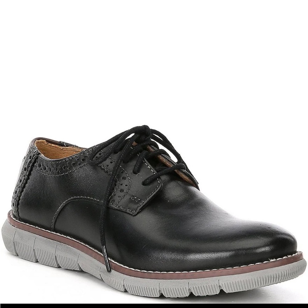 NEW! Johnston & Murphy Boys’ Holden Leather Plain Toe Oxfords Size 5